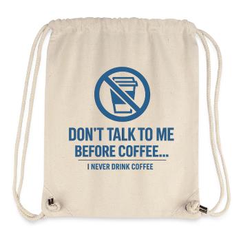 Coffee Paradox - Don't Talk to me - Stanley/Stella Recycled Gym Bag - natural - Front