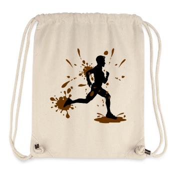 Mud Run Man – Défi Modder Runner - Sac à cordon recyclé Stanley/Stella - blanc naturel - Devant