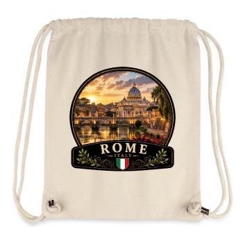 Italien Urlaub Altstadt Mediterran Urlaub Kanal - Stanley/Stella recycelter Gym Bag - Naturweiß - Vorne
