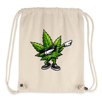 Dabbing Cannabis - Stanley/Stella Recycled Gym Bag - natural - Front