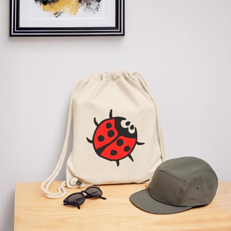 Vibrant Ladybug Spot Pattern Stanley/Stella Recycled Gym Bag