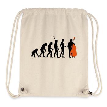 evolution_bass_2c - Stanley/Stella recycelter Gym Bag - Naturweiß - Vorne