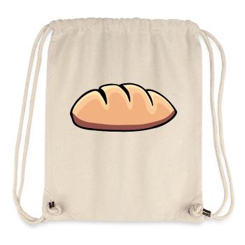 brot broetchen crossaint baecker baguette bread bu - Stanley/Stella recycelter Gym Bag - Naturweiß - Vorne