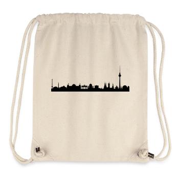 Skyline Berlin Black - Stanley/Stella Recycled Gym Bag - natural - Front