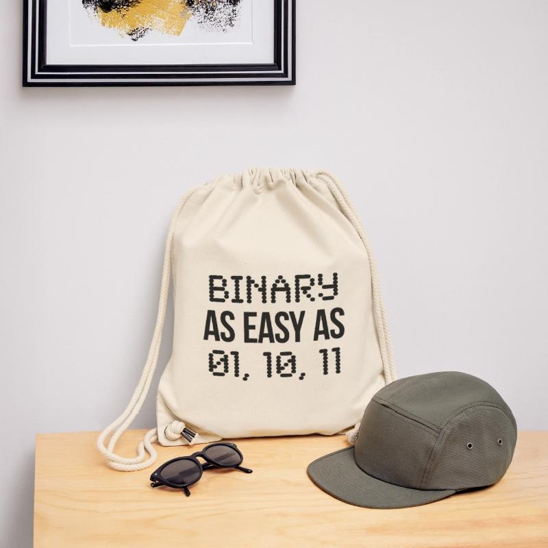 code binaire Sac à cordon recyclé Stanley/Stella