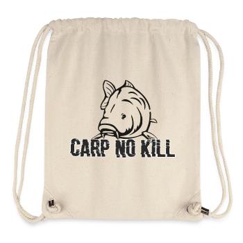 Carpe : Carp no kill 2019 - Sac à cordon recyclé Stanley/Stella - blanc naturel - Devant