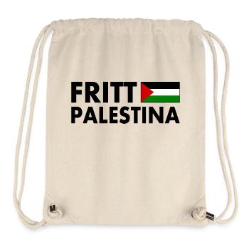 Fritt palestina - Stanley/Stella Recycled Gym Bag - natural - Front