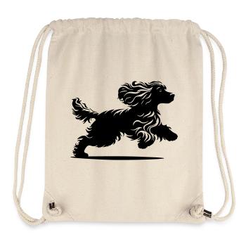 Cocker Spaniel - Stanley/Stella recycelter Gym Bag - Naturweiß - Vorne