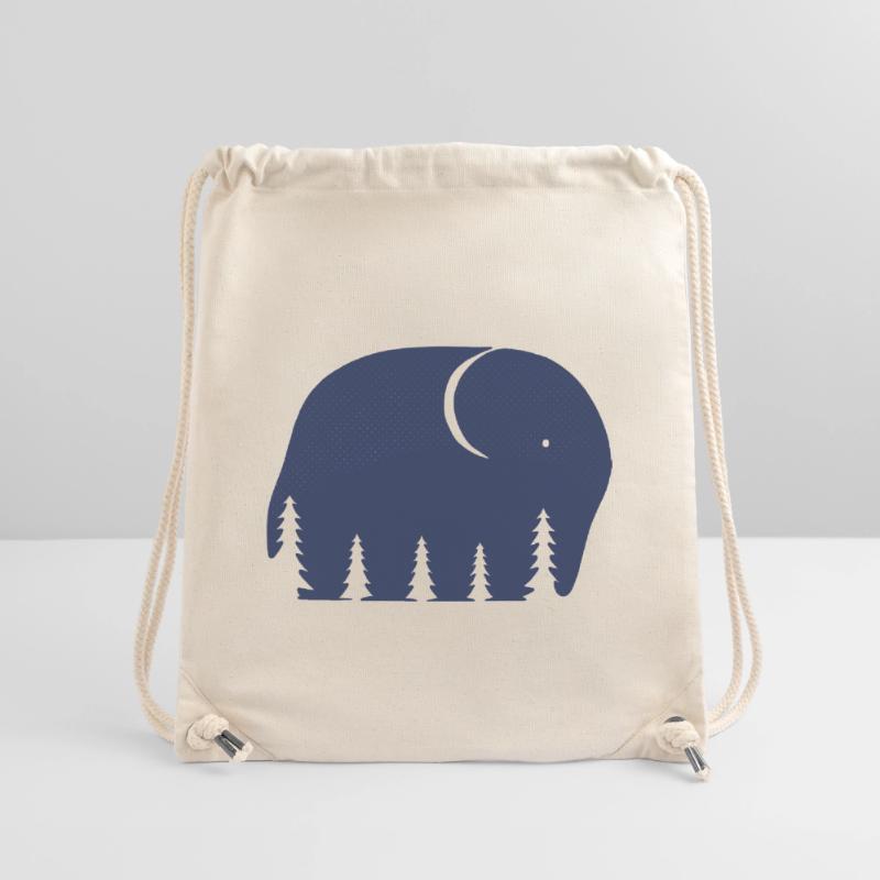 Ein Elefant oder ein Wald in dieser Fun Optical Illusi Stanley/Stella recycelter Gym Bag