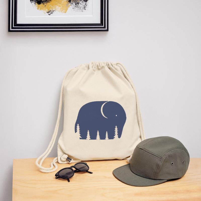 Ein Elefant oder ein Wald in dieser Fun Optical Illusi Stanley/Stella recycelter Gym Bag