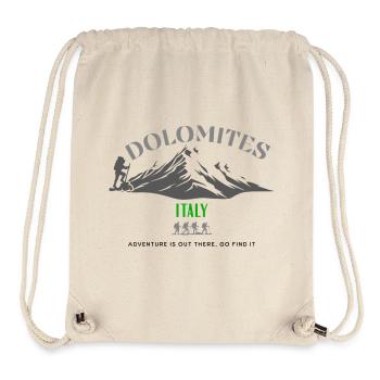 Monti Dolomiti Randonneurs Italie - Sac à cordon recyclé Stanley/Stella - blanc naturel - Devant
