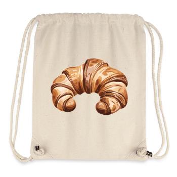 Croissant Simple Food Lover - Sac à cordon recyclé Stanley/Stella - blanc naturel - Devant