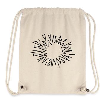 Bande dessinée Bang - Sac à cordon recyclé Stanley/Stella - blanc naturel - Devant