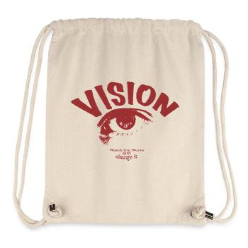 Vision Auge Streetwear - Stanley/Stella recycelter Gym Bag - Naturweiß - Vorne