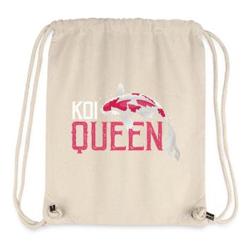 Koi Queen Female Fish Keeper Pond Lifestyle - Stanley/Stella Recycled Gym Bag - natural - Front