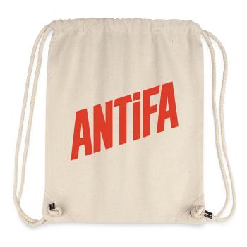 Antifa - Antifascist Merch - Stanley/Stella recycelter Gym Bag - Naturweiß - Vorne