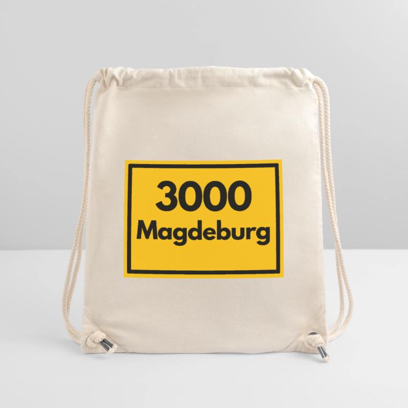 OLD POSTCODE POSTCODE RETRO 3000 MAGDEBURG OSTEN Stanley/Stella Recycled Gym Bag