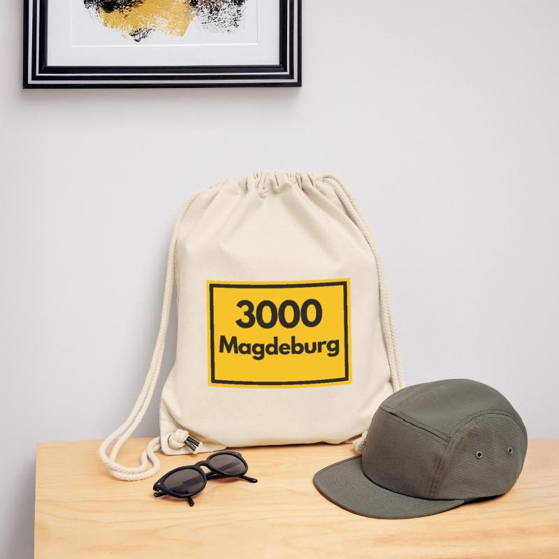 OLD POSTCODE POSTCODE RETRO 3000 MAGDEBURG OSTEN Stanley/Stella Recycled Gym Bag