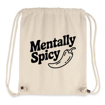 Mental scharf - Stanley/Stella recycelter Gym Bag - Naturweiß - Vorne