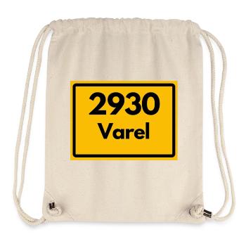 ALTE POSTLEITZAHL PLZ RETRO 2930 VAREL MEER& MÜHLE - Stanley/Stella recycelter Gym Bag - Naturweiß - Vorne