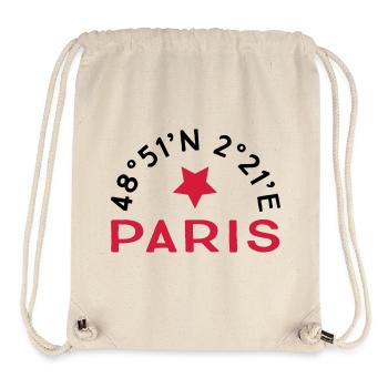 Paris - Stanley/Stella recycelter Gym Bag - Naturweiß - Vorne