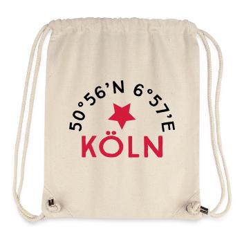 Köln - Stanley/Stella recycelter Gym Bag - Naturweiß - Vorne
