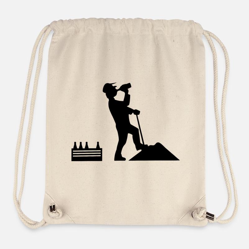 Construction worker - Stanley/Stella Recycled Gym Bag - natural