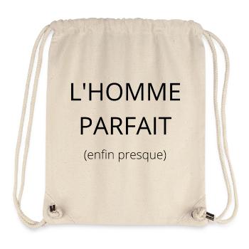Homme parfait - Sac à cordon recyclé Stanley/Stella - blanc naturel - Devant