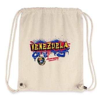 Venezuela graffiti flag design - Stanley/Stella Recycled Gym Bag - natural - Front