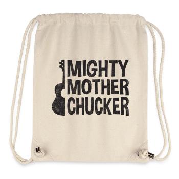 Mighty Mother Chucker on Ukulele - Stanley/Stella recycelter Gym Bag - Naturweiß - Vorne