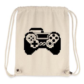Gamepad Pixel Graphics - Stanley/Stella Recycled Gym Bag - natural - Front