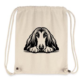Afghan head with paws - Stanley/Stella Recycled Gym Bag - natural - Front