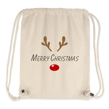 Merry Christmas - Stanley/Stella Recycled Gym Bag - natural - Front