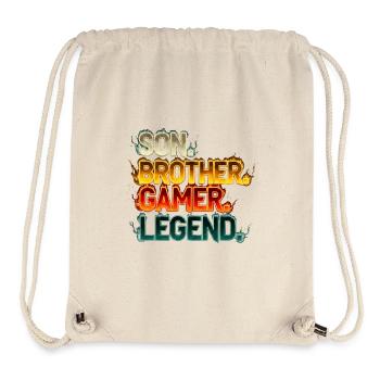 Gaming Jungs 8-16 Jahre Geburtstag Geschenk Lustig - Stanley/Stella recycelter Gym Bag - Naturweiß - Vorne