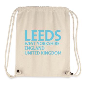 Leeds – England Lyrics Design - Stanley/Stella Recycled Gym Bag - natural - Front