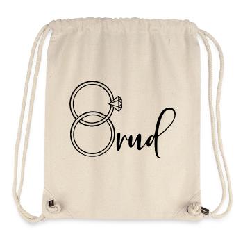 Bridal Engagement Rings Wedding - Stanley/Stella Recycled Gym Bag - natural - Front