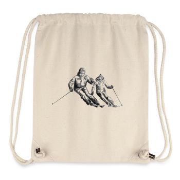 Ski Paar - Sac à cordon recyclé Stanley/Stella - blanc naturel - Devant