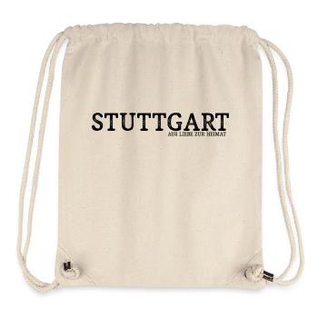 Stuttgart aus Liebe zur heimat - Schriftzug - Stanley/Stella recycelter Gym Bag - Naturweiß - Vorne