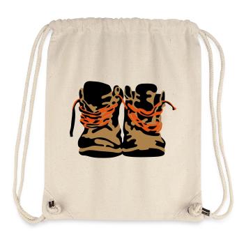 alte Schuhe - Stanley/Stella recycelter Gym Bag - Naturweiß - Vorne