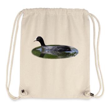 Blässhuhn Wasservogel Vogel - Stanley/Stella recycelter Gym Bag - Naturweiß - Vorne