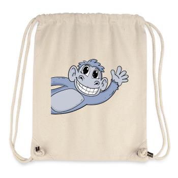 Monkey Greeting Greeting - Stanley/Stella Recycled Gym Bag - natural - Front