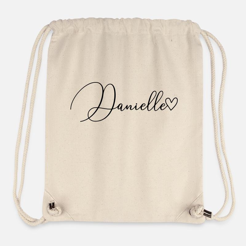 Danielle Name Vorname Mädchen - Stanley/Stella recycelter Gym Bag - Naturweiß