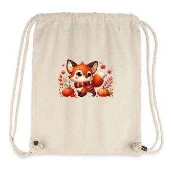 Fuchs Herbst 10 - Stanley/Stella recycelter Gym Bag - Naturweiß - Vorne