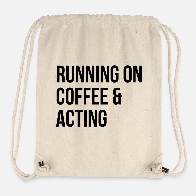 par intérim - Sac à cordon recyclé Stanley/Stella - blanc naturel