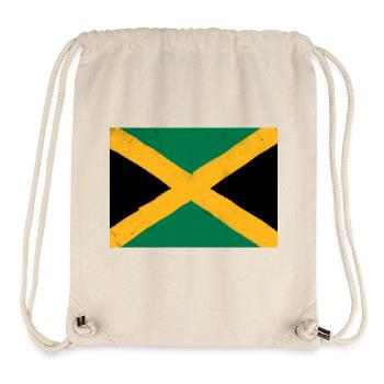 Flagge von Jamaika - Stanley/Stella recycelter Gym Bag - Naturweiß - Vorne