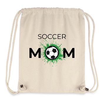 Lebhaftes Fußball-Design für Soccer-Moms - Stanley/Stella recycelter Gym Bag - Naturweiß - Vorne