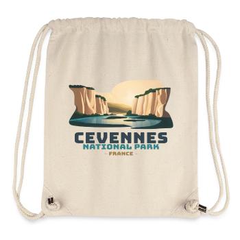 Cévennes Nationalpark Massif Central Wandern - Stanley/Stella recycelter Gym Bag - Naturweiß - Vorne