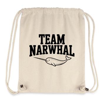 Team Narwhal - Stanley/Stella Recycled Gym Bag - natural - Front