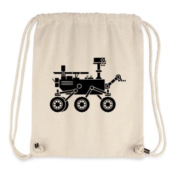 Mars Rover Robot Silhouette - Stanley/Stella Recycled Gym Bag - natural - Front