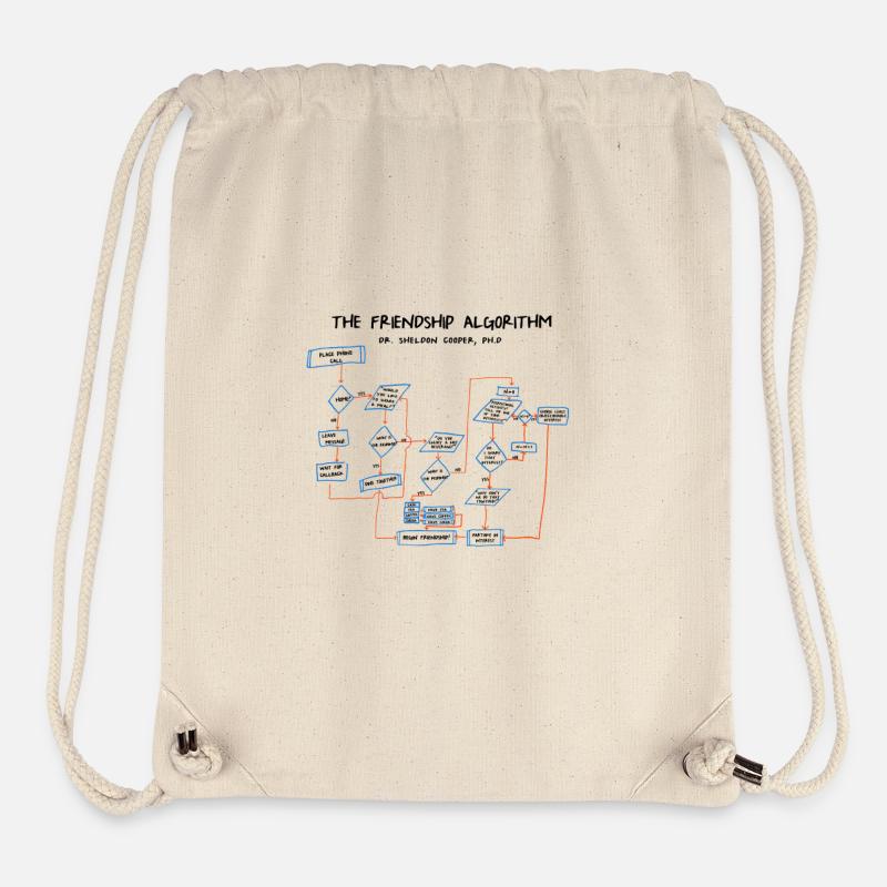 friendship algorithmus - Stanley/Stella recycelter Gym Bag - Naturweiß